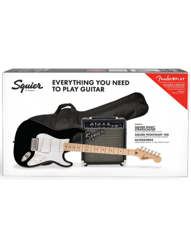 Squier Stratocaster Sonic Pack BLK Squier Stratocaster Sonic Pack BLK