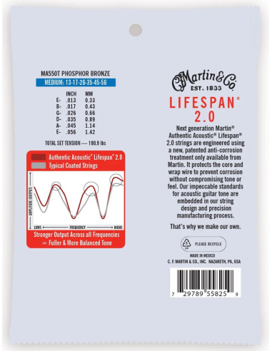 Martin MA550T (13-56) Phosphor Bronze Martin MA550T (13-56) Phosphor Bronze