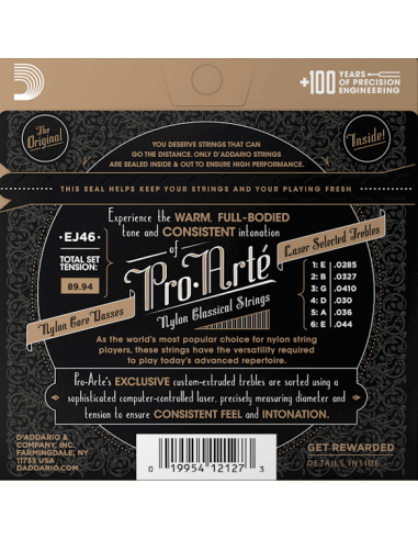 D'Addario EJ46 Pro-Arté, tensión alta D'Addario EJ46 Pro-Arté, tensión alta