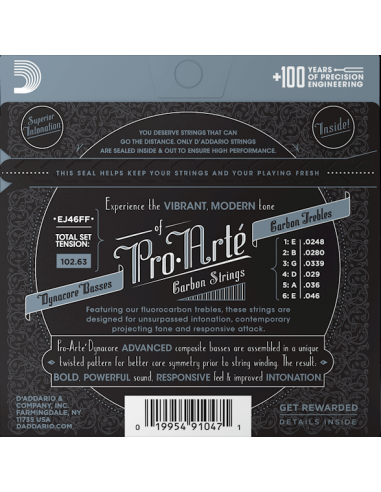 D'Addario EJ46FF Pro-Arté Carbon,... D'Addario EJ46FF Pro-Arté Carbon,...