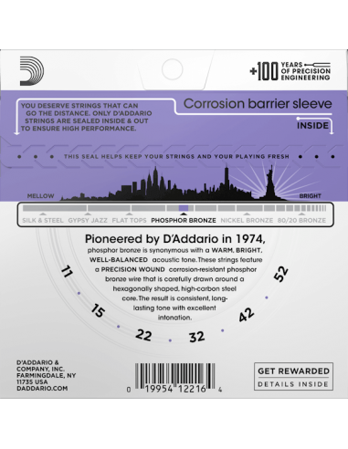 D'Addario EJ26 (11-52) Phosphor... D'Addario EJ26 (11-52) Phosphor...