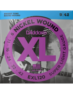 D'Addario EXL120 (9-42)...