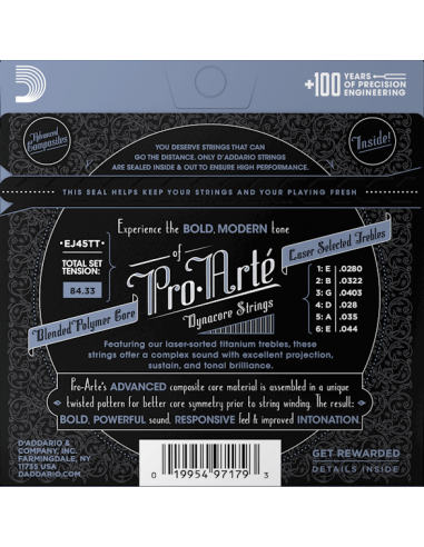 D'Addario EJ45TT Pro-Arté Dynacore,... D'Addario EJ45TT Pro-Arté Dynacore,...