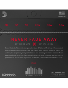 D'Addario XTC45 Normal Tension 2