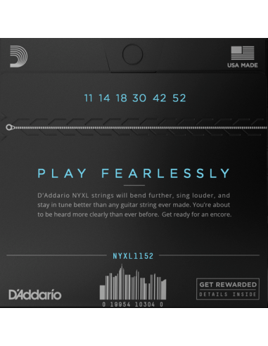 D'Addario NYXL1152 Medium Top / Heavy... D'Addario NYXL1152 Medium Top / Heavy...