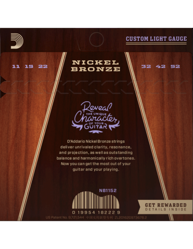 D'Addario NB1152 Nickel Bronze... D'Addario NB1152 Nickel Bronze...