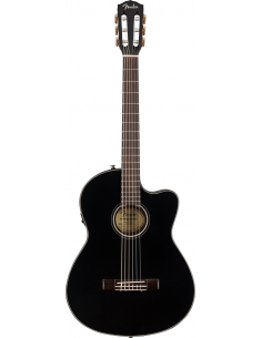 Fender CN140SCE Nylon - Black