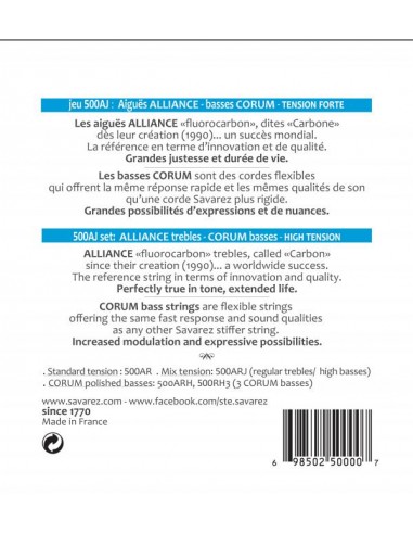 Savarez 500AJ Alliance Corum -...