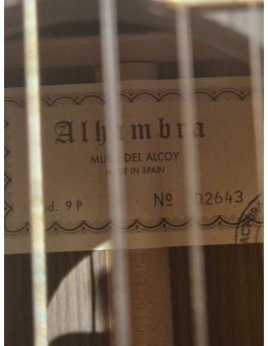 Alhambra 9P Señorita 7/8 Cedro