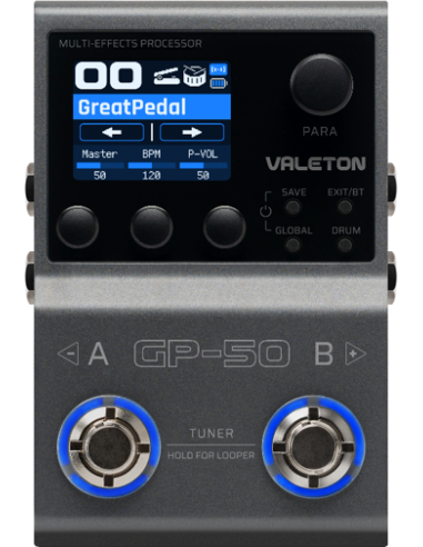 Valeton GP-50 – Procesador Multiefectos