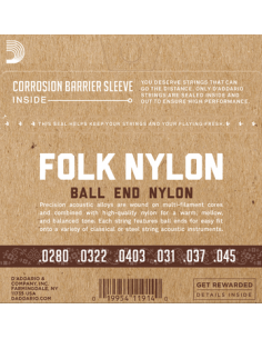 D'Addario EJ32C Folk - Ball... 2
