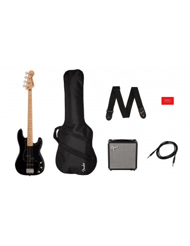 Squier PJ Bass Affinity Pack BLK MN